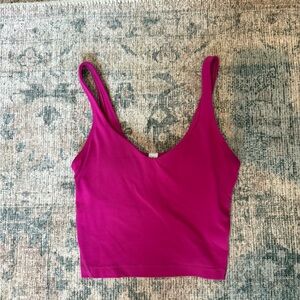 Vibrant Pink Lululemon Align Tank Top